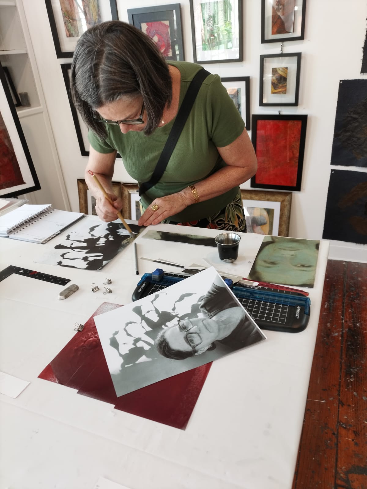 Leila Bohn at work